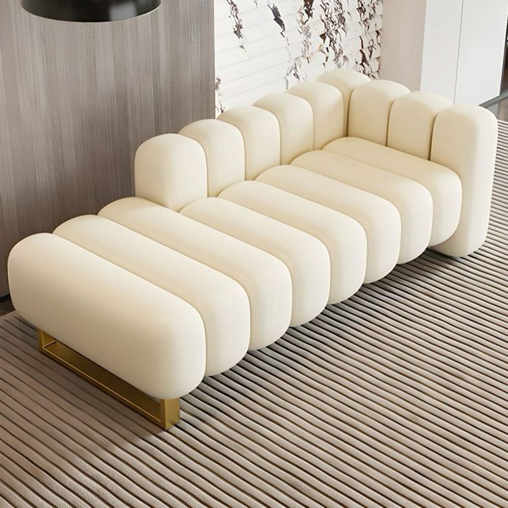 Luxe Capsule Sofa - Modern Ivory 3-Seater
