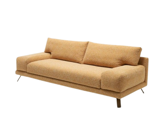 Turmeric Hour Sofa - Bouclé 3-Seater