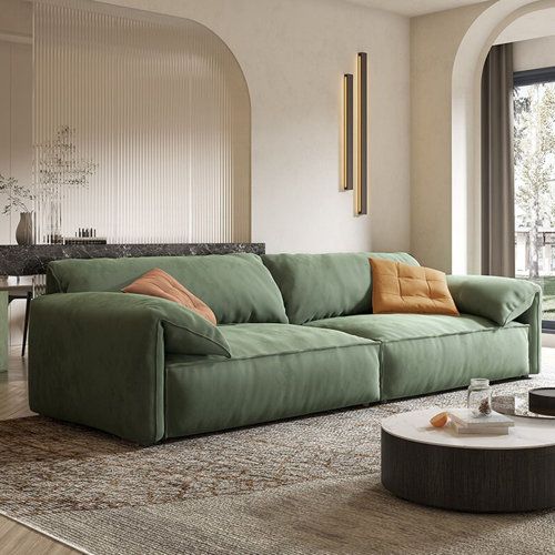 Emerald Bliss Sofa - Plush Modular 3-Seater