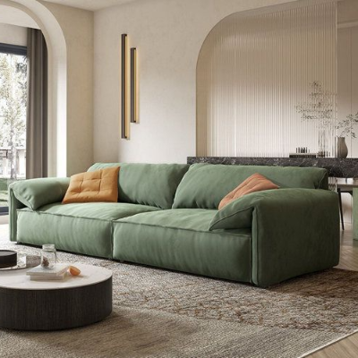 Emerald Bliss Sofa - Plush Modular 3-Seater